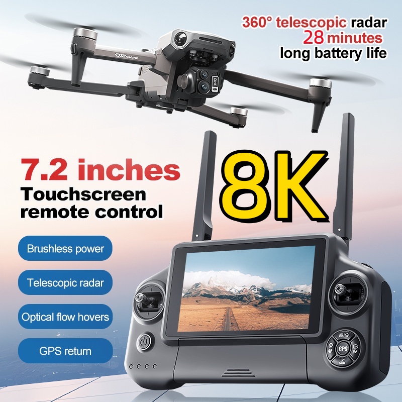 Drone Camera 4K - Drone RC con Gimbal a 3