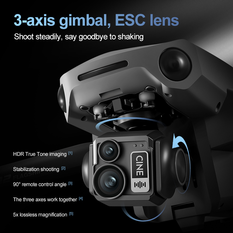 Drone RC con Gimbal a 3 Assi 8 - Drone Camera 4K recensione e prezzo