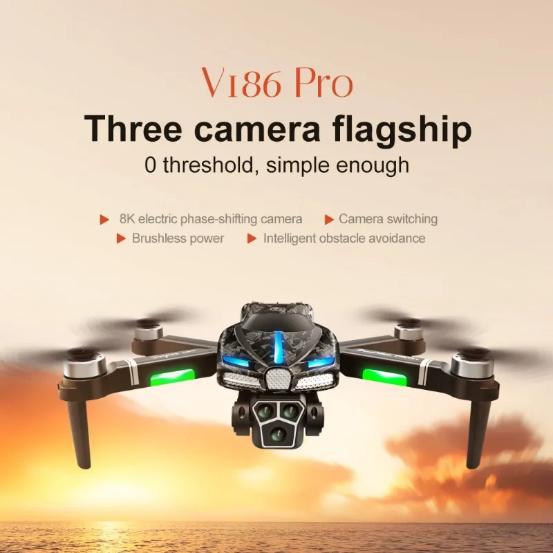 Nuovo V186 Pro Drone Motore Br - Drone Camera Professional recensione e prezzo