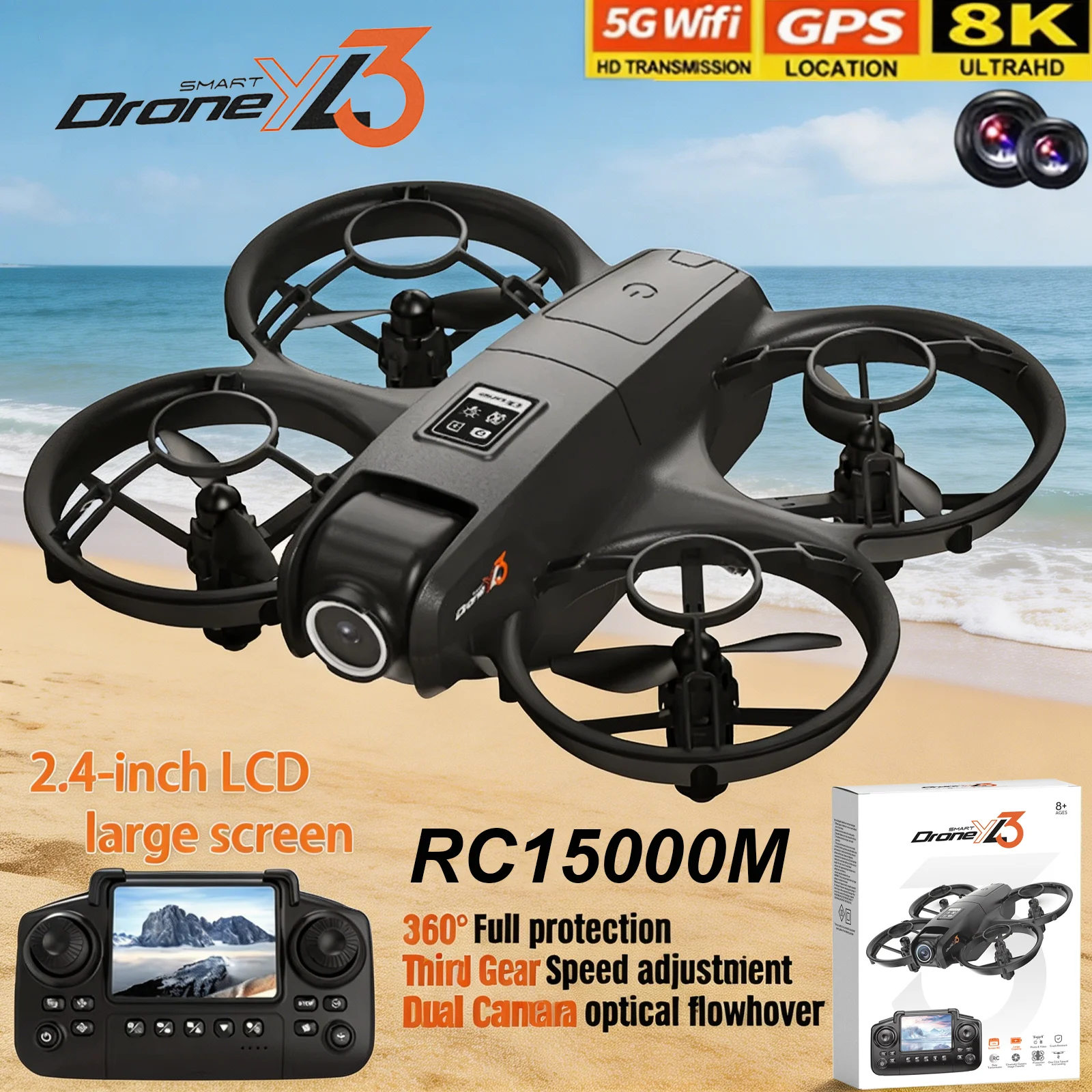 Nuovo Drone RC YL3 con Doppia  - Drone Camera Wide Angle recensione e prezzo